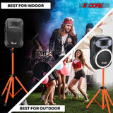 Floor speaker stands by 5 Core built for stability and easy positioning