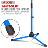 5Core Tripod Mic Stand Adjustable Heavy Duty Floor Holder Microphone Boom Arm SKY BLUE