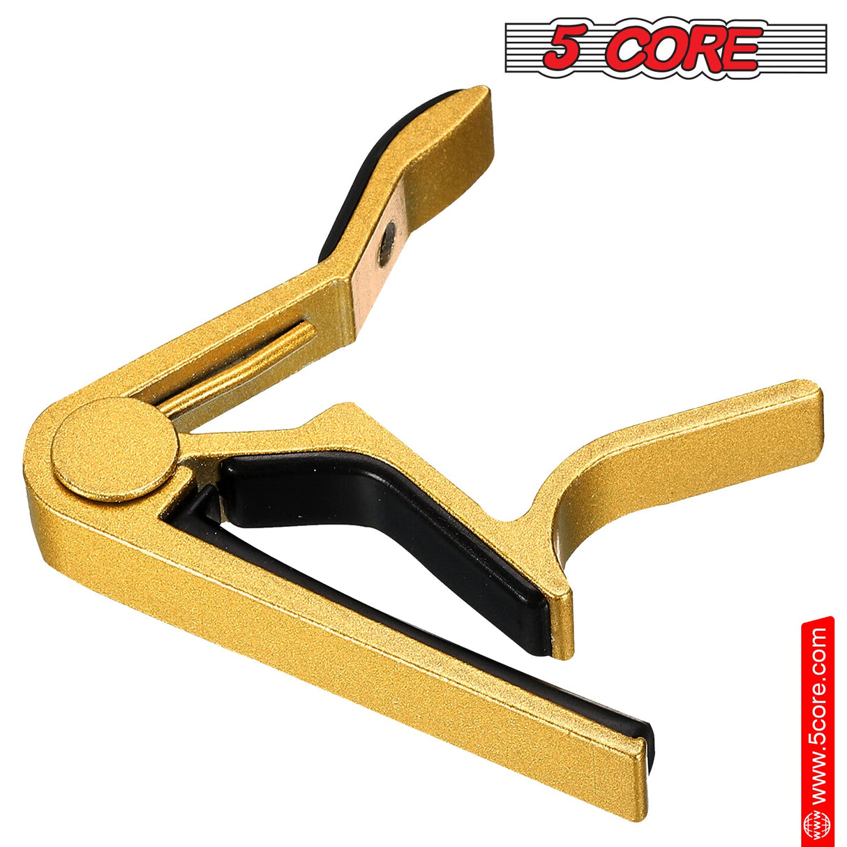 5Core Capo Acoustic Electric Guitar 6 String Kapo Clip For Banjo Mandolin Ukulele GOLD