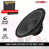 5 Core 12 Inch Guitar Amp Speaker Replacement 200W 8 Ohm Low Distortion for Electric Guitar Cabinets