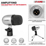5 Core Conga Mic Snare Tom Set Professional XLR Cardioid Unidirectional Instrument Microphone Kit