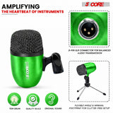 5 Core Conga Mic Snare Tom Set Professional XLR Cardioid Condenser Instrument Microphone Kit