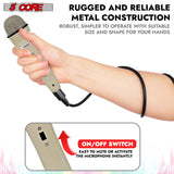 5Core XLR Microphone Dynamic Mic Karaoke Singing Studio Mics Handheld Microfono