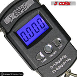 5Core Digital Fishing Scale 110lb/50kg Hanging Luggage Weighing Scales w Measuring Tape