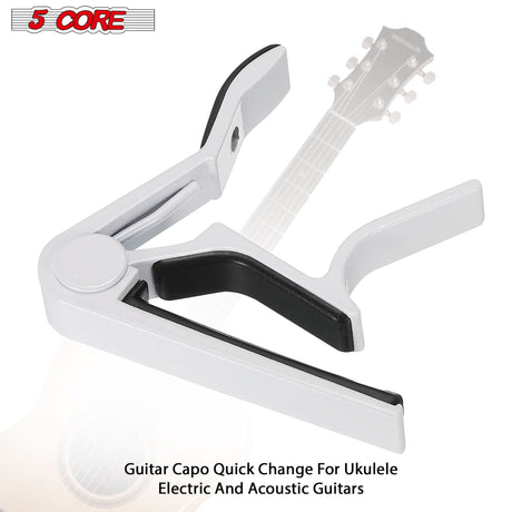 5Core Capo Acoustic Electric Guitar 6 String Kapo Clip For Banjo Mandolin Ukulele