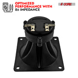 5Core Tweeter 3.25" x 3.25" 40W Component Square Driver Replacement Piezo Super Horn