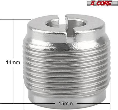 5 Core Mic Stand Adapter 12 Pieces 3/8 Female to 5/8 Male Screw Thread Conversion Connector
