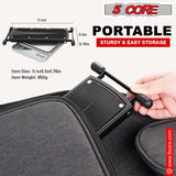 5Core Guitar Foot Stool Height Adjustable Folding Leg Rest Classical Footrest