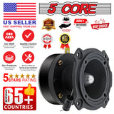 5 Core 6.5 Inch Midrange Door Speaker + Tweeter Combo 580W PMPO Subwoofer 300W PMPO Tweeters