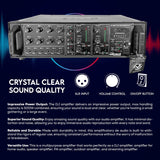 5Core Amp 500W Amplifier Home Audio PA Bass DJ Stereo Receiver Rack Mount Passive Speaker Amplificador