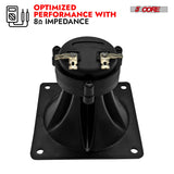 5Core Tweeter 3.25" x 3.25" 40W Component Square Driver Replacement Piezo Super Horn