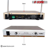 5Core Wireless Microphones w 2 Headset Portable Mini Microfono Inalambricos + Receiver 165ft Range