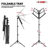 5 Core Music Stand Adjustable Desktop Book Stands Portable Sheet Holder All Metal Foldable Bookstand