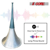 5 Core PA Horn Speaker 400W PMPO Compression Driver in 22 Inch Trumpet Throat Loud Audio System