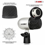 5 Core Conga Mic Snare Tom Set Professional XLR Cardioid Unidirectional Instrument Microphone Kit