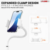 5Core Cell Phone Stand for Desk Adjustable Scissor Boom Arm Stands Tablet Cellphone