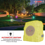 5Core Outdoor Wireless Speakers Bluetooth Rock Waterproof Linkable TWS Garden Speaker BROWN 1 PC