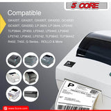 5 Core 4x6 Direct Thermal Shipping Labels, 1 Rolls 250 Labels per Roll, Perforated, Mailing Postage Shipping Label Compatible with Zebra Rollo