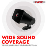 5 Core PA Speaker 6 x 4" 50W Bull Horn Loud Audio Outdoor Speakers System 8Ohm ReflexÂ Megaphone