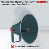 5 Core PA Speaker Paging Horn Throat All Weather Use Support Wide Range of Compression Drivers