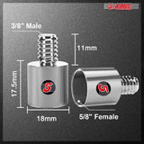 5 Core Mic Stand Adapter 12 Pieces 5/8 Female to 1/4 Inch Male Screw Thread Conversion Connector