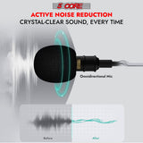 5Core Lavalier Microphone Clip On Professional Grade 3.5mm Lapel Mic Omnidirectional Lav Mic