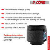5 Core Microphone Replacement Cartridge 20Pc Neodymium Magnet Unidirectional Capsule for Dynamic Mic
