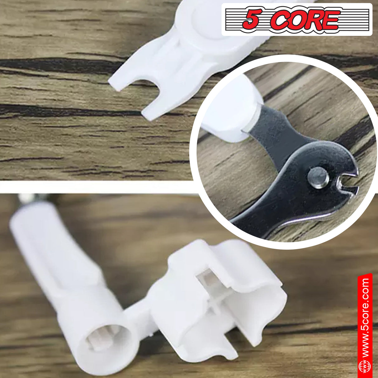 5Core Guitar String Winder Cutter Bridge Pin Remover 3In1 Acoustic Electric Guitars Tool