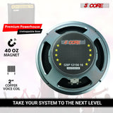5 Core 12 Inch Guitar Speaker 300W Replacement 16 Ohm Amplifier Cabinet Driver