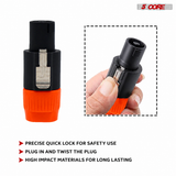 5Core Speakon Adapter High Quality Audio Jack Male Audio Pin Speaker Adapter Connector