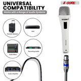 5Core XLR Microphone Dynamic Mic Karaoke Singing Studio Mics Handheld Microfono