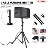 5 Core Speaker Stand Height Adjustable PA DJ Tripod Studio Monitor Stands w 35mm Compatible Insert