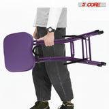 5Core Guitar Stool 3.15" Padded Chair Foldable Heavy Duty Music Seat Built in Foot Rest Guitar Stand