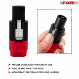 5Core Speakon Adapter High Quality Audio Jack Male Audio Pin Speaker Adapter Connector