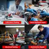 5Core Alligator Clips Electrical Metal Battery Jumper Clamps nsulated Gator Clip