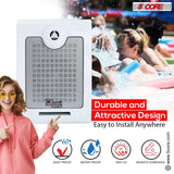 5Core Outdoor Speakers Stereo In Wall 500W Peak Passive Home Audio System