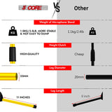 5Core Tripod Mic Stand Adjustable Heavy Duty Floor Holder Microphone Boom Arm YELLOW