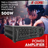 5Core Amp 500W Amplifier Home Audio PA Bass DJ Stereo Receiver Rack Mount Passive Speaker Amplificador