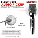 5Core XLR Microphone Dynamic Mic Karaoke Singing Studio Microfono Handheld Mics