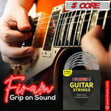 5 Core Electric Guitar Strings for 6 String Guitars Nickel Plated Steel Cuerdas Para Guitarra