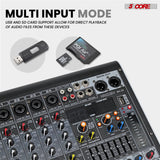 5Core Audio Mixer 24 Channel DJ Mixing Board Bluetooth USB Analog Professional Mezclador De Audio