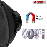 Reliable 5Core subwoofer built to deliver clean, distortion-free bass in cars