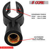 5 Core Microphone Clip Holder 2 Pieces with Screw Adapters 5/8 to 3/8 Inch