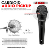 5Core XLR Microphone Dynamic Mic Karaoke Singing Studio Microfono Handheld Mics