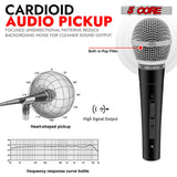 5Core XLR Microphone Dynamic Mic Karaoke Singing Studio Microfono Handheld Mics
