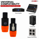 5Core Speakon Adapter High Quality Audio Jack Male Audio Pin Speaker Adapter Connector