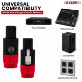 5Core Speakon Adapter High Quality Audio Jack Male Audio Pin Speaker Adapter Connector