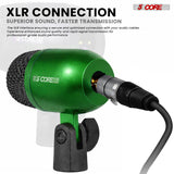 5 Core Conga Mic Snare Tom Set Professional XLR Cardioid Condenser Instrument Microphone Kit