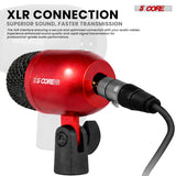 5 Core Conga Mic Snare Tom Set Professional XLR Cardioid Condenser Instrument Microphone Kit