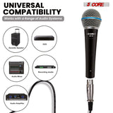 5 Core Microphone Professional Dynamic Mic Karaoke Singing XLR Wired Micrófono